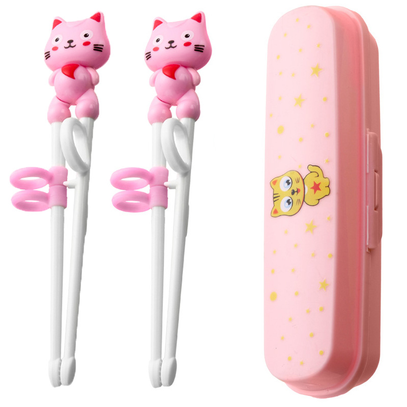 연습 젓가락 2 쌍-파우더 박스