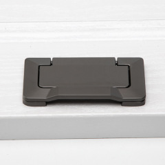 Internal hidden handle folding modern minimalist wardrobe drawer invisible handle black gold gray flip small handle