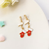 Cute earrings, fresh children's short ear clips, simple and elegant design, no pierced ears, internet celebrity