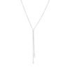 Universal accessory, crystal, small design necklace with tassels, European style, simple and elegant design, trend of season