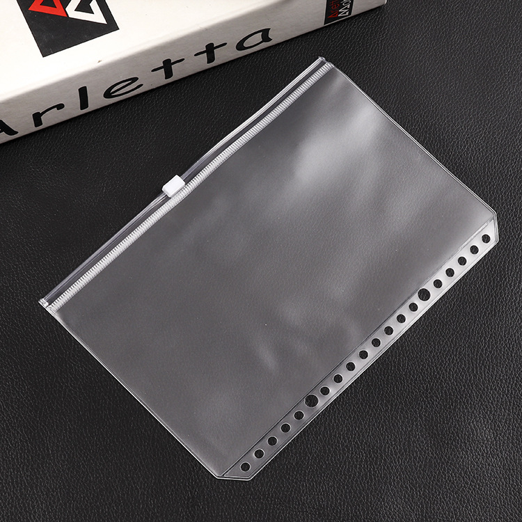 A5 a 6a 7b 5a 4pvcバインダー本収納袋手形名刺袋バインダー本手帳カバー書類チャック袋