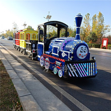户外公园景区游乐设备托马斯无轨火车新型24人儿童成人观光小火车