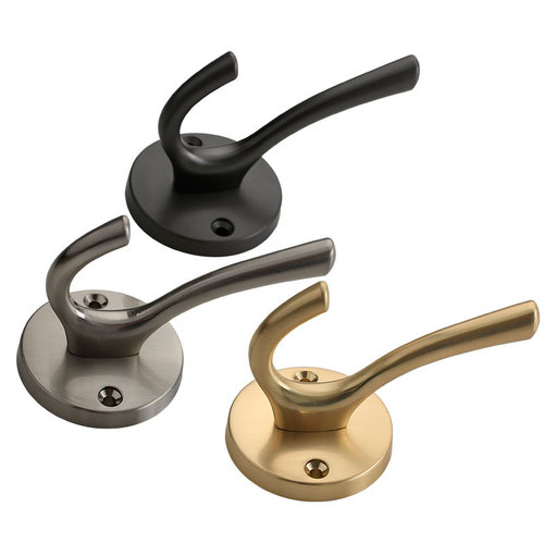 Factory direct sales modern simple cabinet wardrobe coat hooks kitchen bathroom wall mounted single hook furniture coat hooks