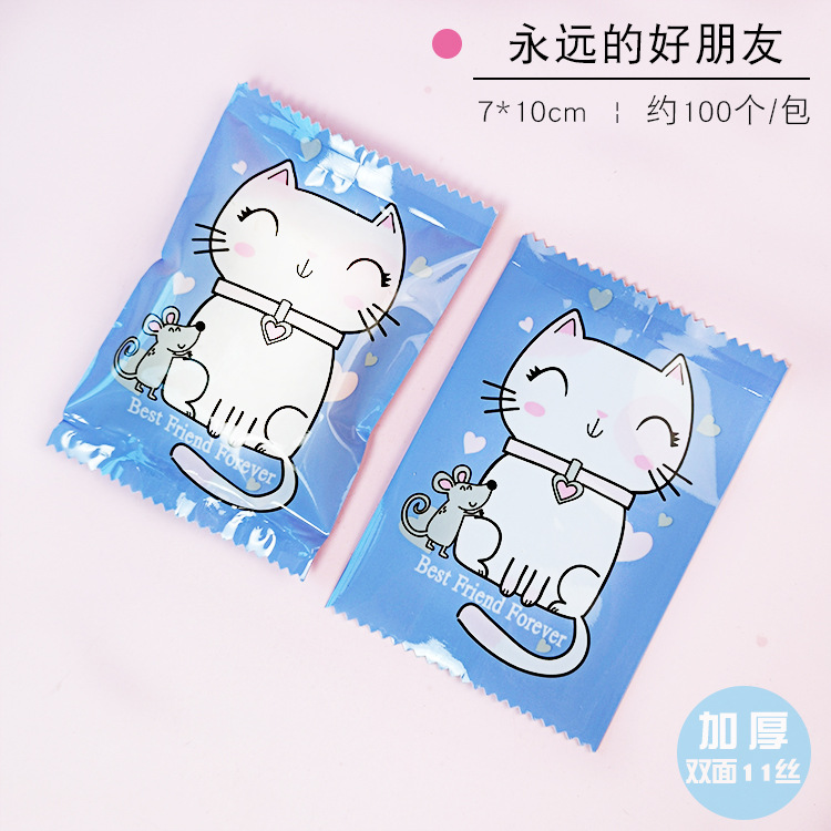 Bolsa sellada a máquina; engrosamiento para siempre buen amigo 7*10; material compuesto