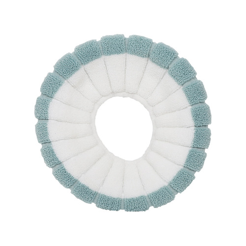 Toilet seat cover, toilet cushion, O-shaped toilet seat cover, four-season warm toilet seat cover, cute knit carrying toilet seat