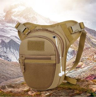 Wholesale sales new outdoor camouflage shoulder crossbody waist bag leg bag one-piece delivery