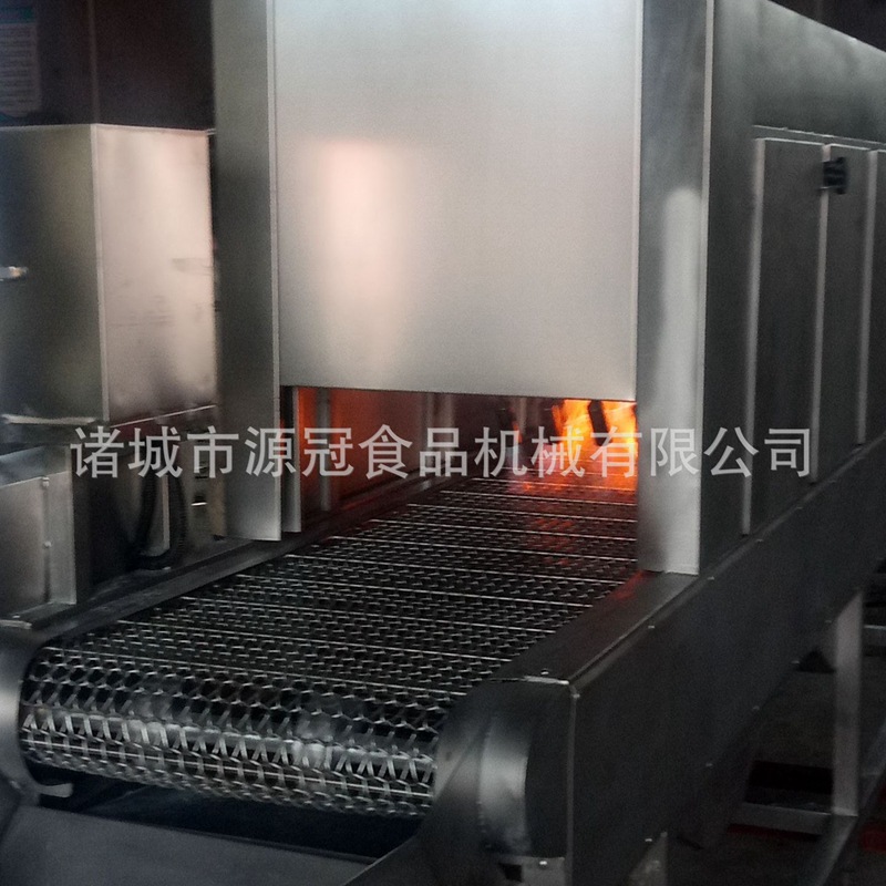 猪蹄烧毛机羊头羊蹄猪头液化气燎毛机厂家供应输送式肉皮烤毛机