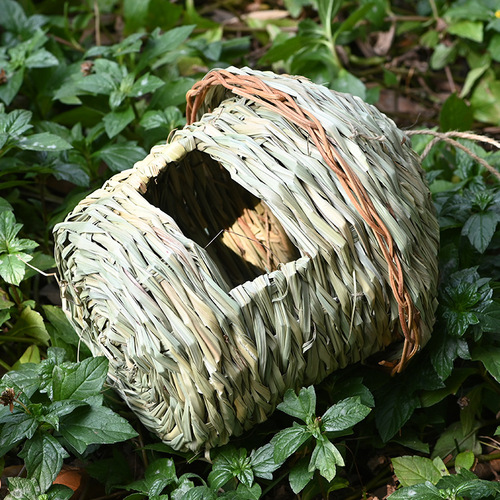 Cross-border pet supplies hand-woven bird's nest ecological bird cage decoration garden natural landscape