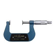 批发代理桂林shan牌量具 桂量公法线千分尺50-75直进式 公法线千