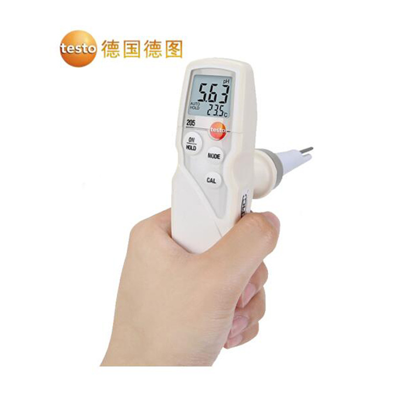 ��ͼ testo205 ����ʽ ʳƷ pH�� �¶ȼư�����������Ȳ�����