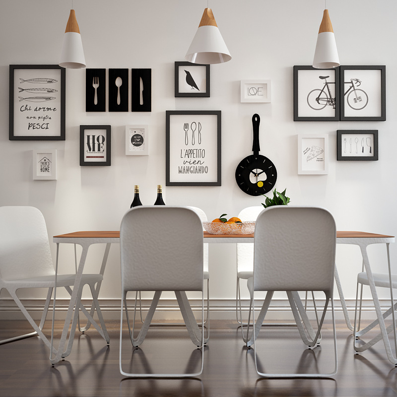 Polymer_2493 Nordic Photo Wall Simple Combination Photo Frame Restaurant Modern Decorative Painting Home Photo Exchange Polymer_2493 Nordic Photo Wall Simple Combination Photo Frame Restaurant Modern Decorative Painting Home Photo Exchange