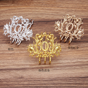 DIY Jewelry Accessories Retro Court Headwear Step Shake Hairpin Material Alloy Copper U Hairpin (09859)