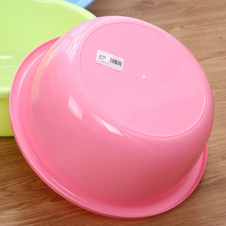 Plastic big universal washbasin for home use for laundry, increased thickness, wholesale