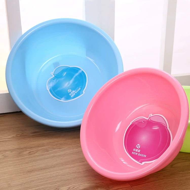 Plastic big universal washbasin for home use for laundry, increased thickness, wholesale