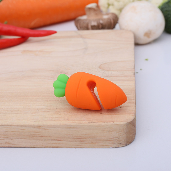 Design silicone small carrot pot lid to lift the anti -overflow…