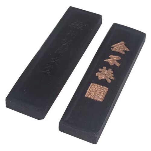 Manufacturer wholesale Anhui Hu Kaiwen bulk gold does not exchange for ink sticks 4 coins 1 tael of ink sticks ink blocks for study students to grind ink