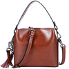 Fashionable leather one-shoulder bag, shoulder bag, genuine leather, city style