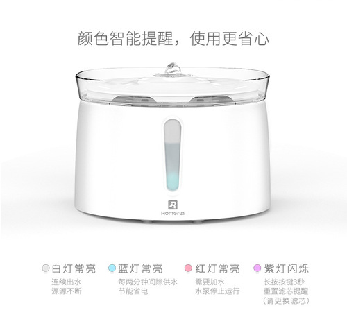 HomeRun Hohmann 3rd Generation Smart Pet Cat Water Dispenser Automatic Circulation Water Feeding Dog Drinking Water Silent Filter