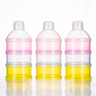 Milk powder cartridge portable three-layer milk powder carton manufacturers wholesale milk powder cans PP material stratified baby milk powder