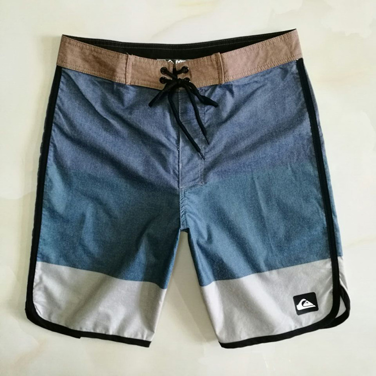 Cross-border Summer Cross-border Foreign Trade Beach Pants Men's Elastic Quick-drying Fashion Hot-selling Beach Surfing New Color Swimming Trunks