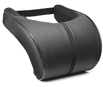 Headrest — Lumbar Support Car Neck Pillow - headrest-black-black-belt