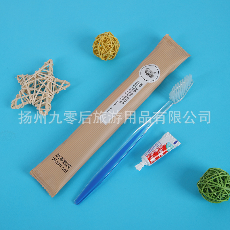Hotel disposable supplies homestay disposable toothbrush home hospitality toothbrush toothpaste in stock sales