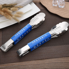 Wholesale non-magnetic bright stainless steel plum blossom round head clips thickened multifunctional steak clips barbecue tools