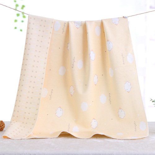 Heerte's new double-sided crystal velvet diaper pad, newborn diaper mattress, baby anti-diaper diaper pad wholesale