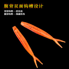 Bait Manufacturer's Burst Fishing Single Color Tail 6cm/1.3g Boxed Premium Soft Baits for Largemouth Bass, Yellow Perch, and Pike Fishing Baits