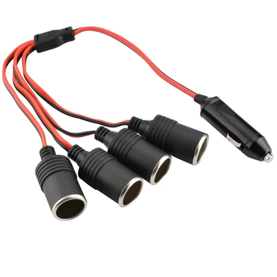 Car High-power Cigarette Lighter One-to-four Cigarette Lighter Car Charger Cigarette Lighter One-to-four
