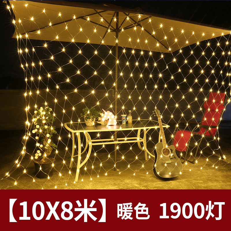 Red luz habitación romántica diseño luces de colores luces intermitentes luces de cadena vacaciones iluminación colgante Festival centro comercial decoración de Navidad al aire libre