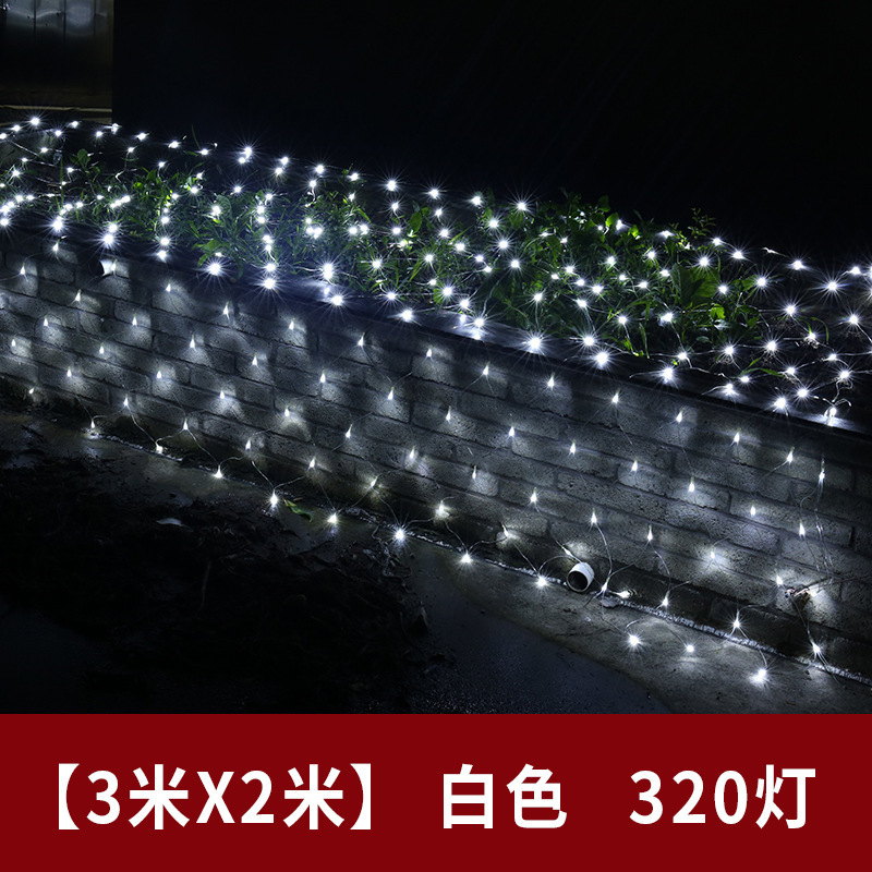 Red luz habitación romántica diseño luces de colores luces intermitentes luces de cadena vacaciones iluminación colgante Festival centro comercial decoración de Navidad al aire libre