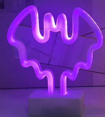 LED неоновая декоративная подсветка, форма огненная птица/радуга/сердце, DC4.5V IP42, 2835 LED по 120 шт./м