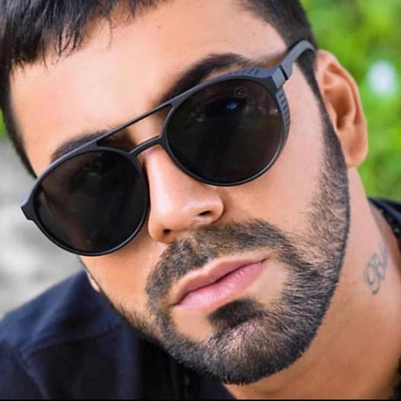 Steampunk Sunglasses 2020 New European and American Fashion New Sunglasses Round Windproof Sunglasses