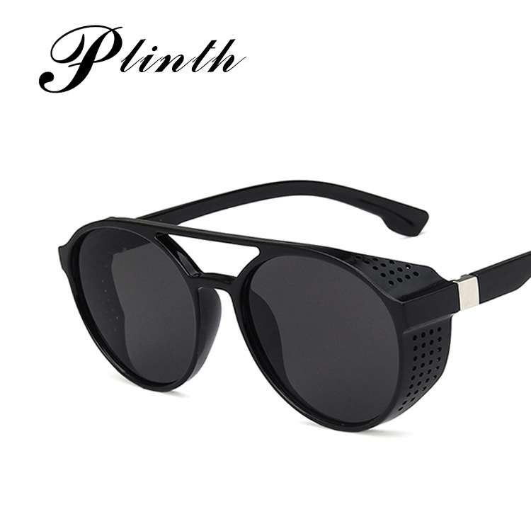 Steampunk Sunglasses 2020 New European and American Fashion New Sunglasses Round Windproof Sunglasses