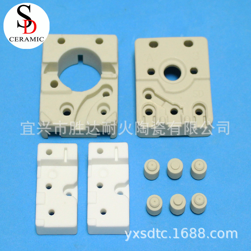 供应温控器陶瓷壳 陶瓷温控器开关盒 滑石瓷开关盒