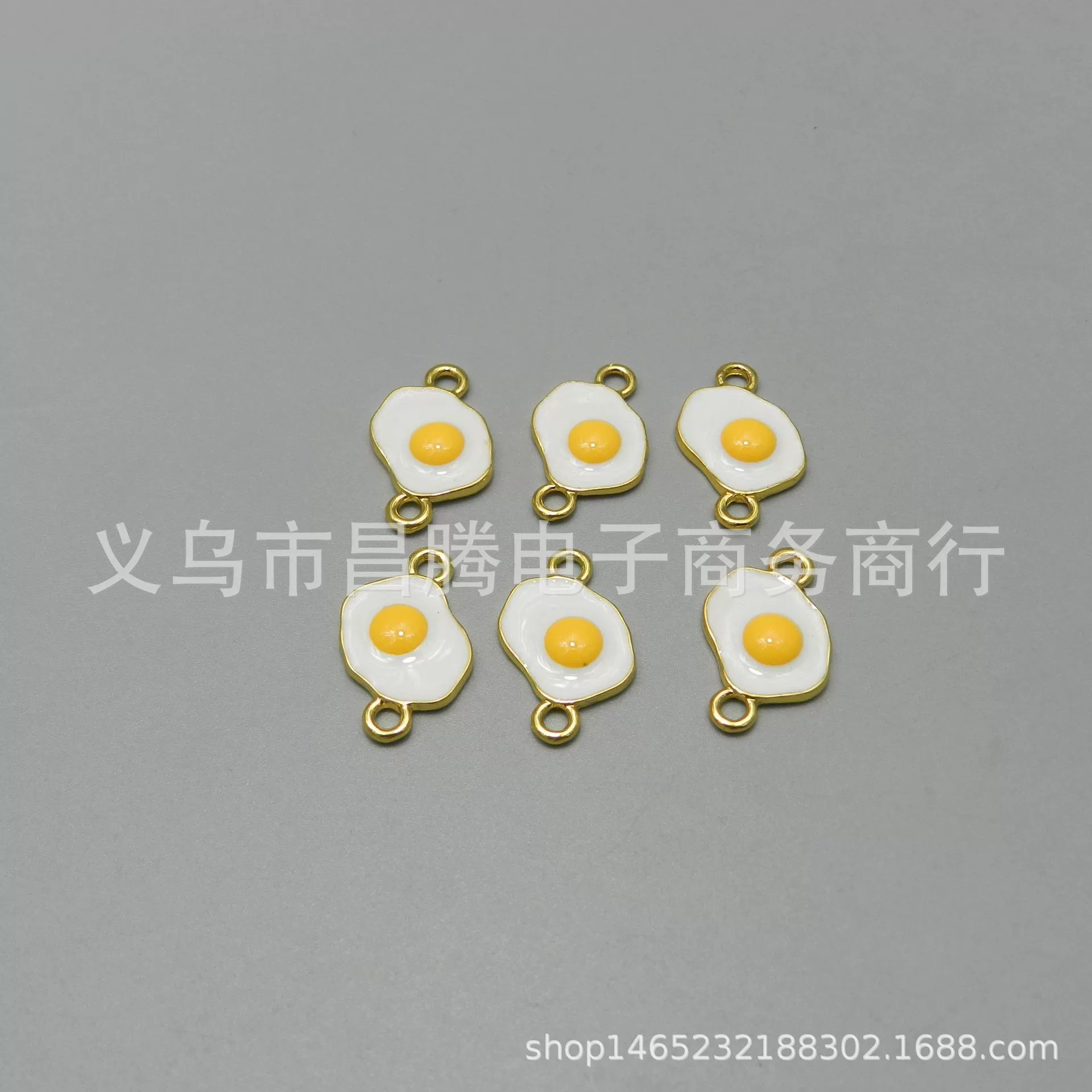 DIY корейский стиль ювелирные аксессуары цвет двойной висит пашот яйцо сплав капли Масло маленький кулон ожерелье браслет кулон аксессуары