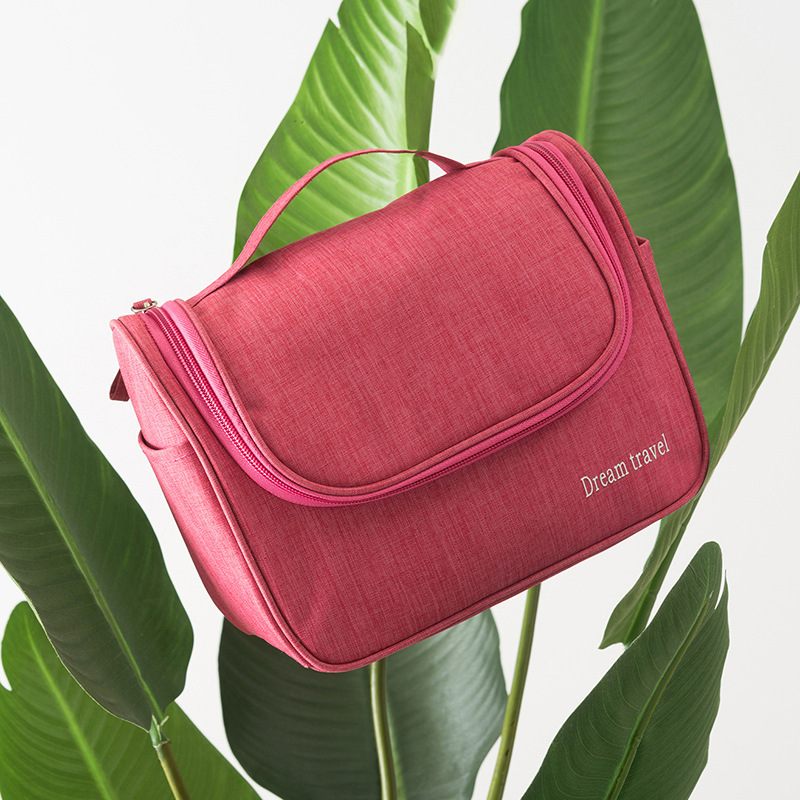 Travel Waterproof Printable Hook Wash Bag Home Bathroom Cosmetics Storage Hanging Bag Beauty Organizer Bag