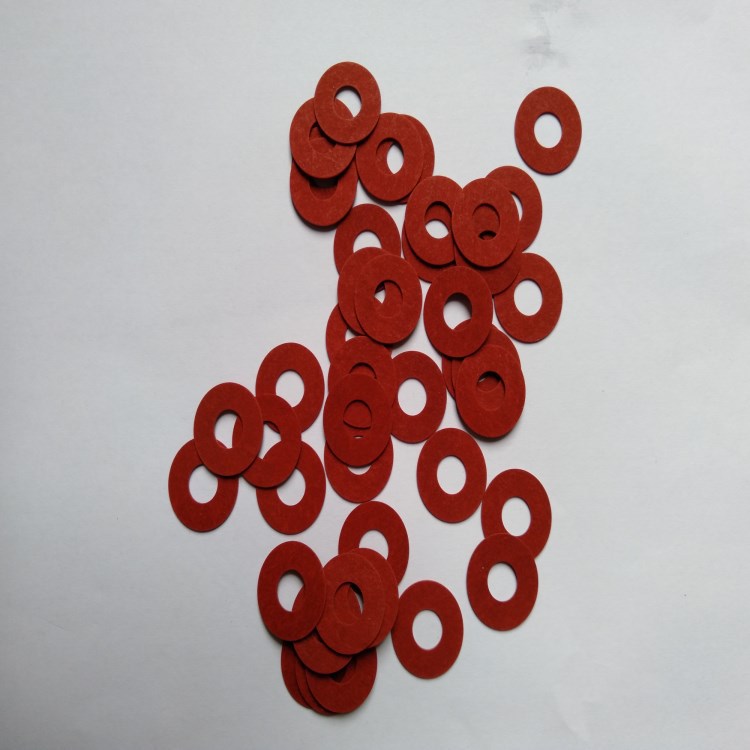 快巴纸绝缘介子垫圈红钢纸绝缘垫片用于各种电机电子厂家供应