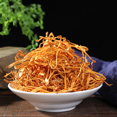 Yunnan and Fujian family Yunnan Cordyceps flower solid color no sulfur packaging 138g Cordyceps militaris golden Cordyceps militaris flower