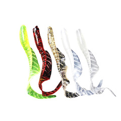 Weihai Fishing Tackle Lure Soft Bait, Soft Worms & Maggots: 5.8cm & 8.6cm, Curly Tail Worms, Single-Tail Maggots—Ideal for Mandarin Fish and Bass!