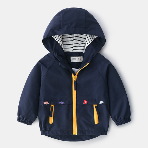 Baby boy jacket spring 20 new baby baby boy windproof jacket children spring storm jacket trendy top