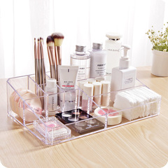 Acrylic lipstick storage box desktop lipstick rack transparent cosmetics storage box display shelf lip glaze organization