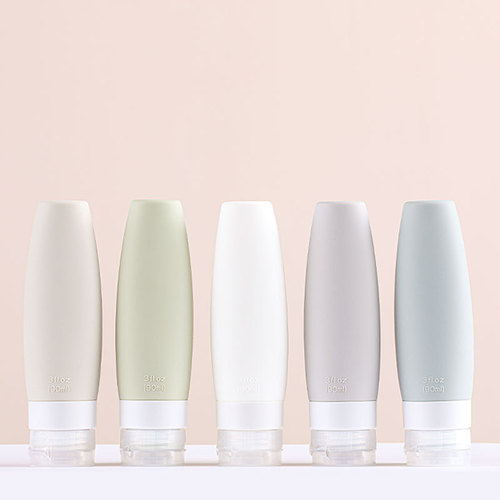 Silicone divided travel bottles set, silicone bottles, cosmetic divided storage bottles, shower set divided bottles