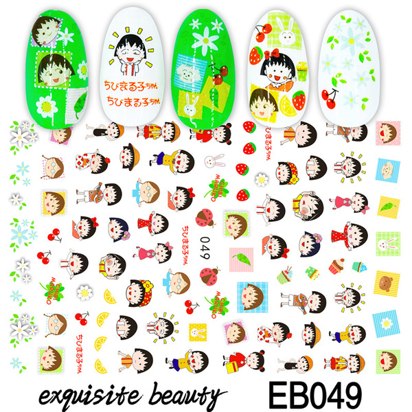 Japanese cartoon nail stickers