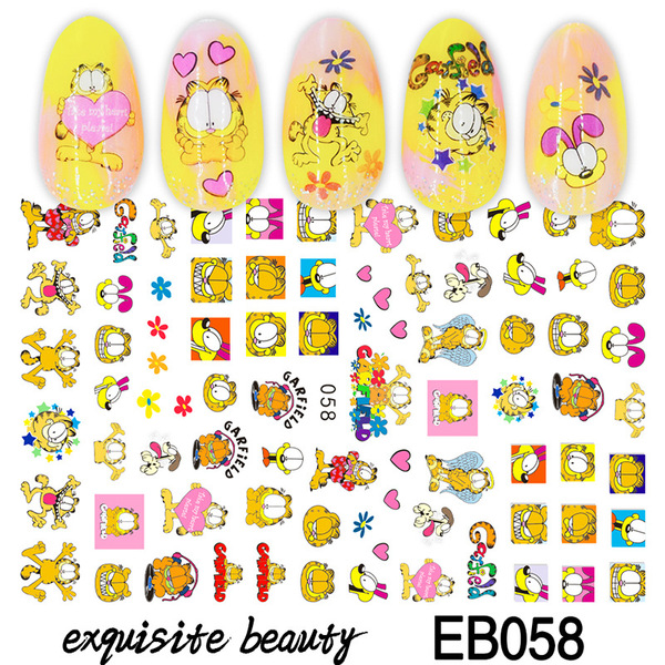 Japanese cartoon nail stickers