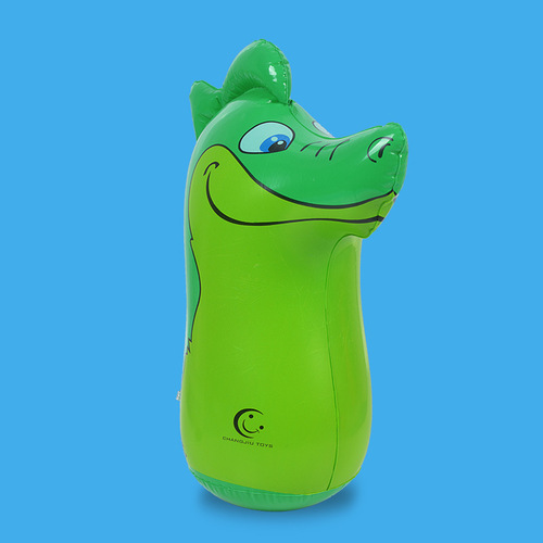 Inflatable Cartoon Animal Tumbler Toys Wholesale Night Market Street Stall Best Selling 35cm Sandbag Shark Dinosaur Tumbler