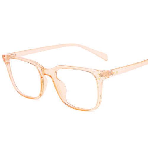 TR30031 New Large Frame Aviator Sunglasses Wholesale Korean Version TR90 Eyeglass Frame Retro Buckle Anti-Blue Light Glasses