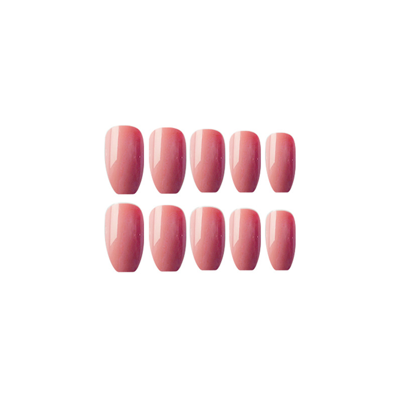 Comercio exterior polvo desnudo elegante temperamento de manicure estilo elegante parche de uñas de estilo dulce gradiente de estilo lindo usar uñas