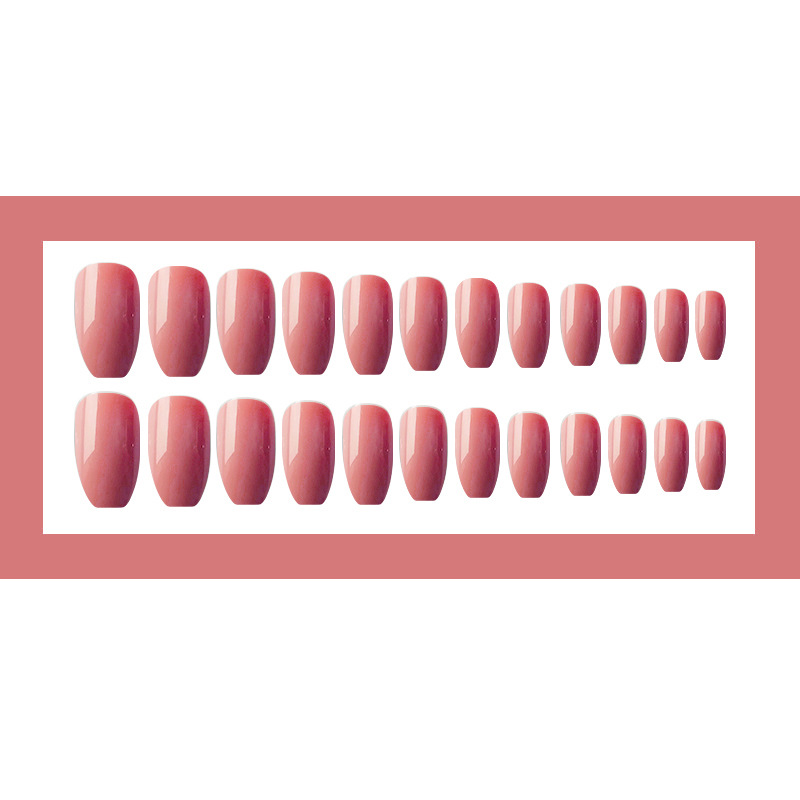 Comercio exterior polvo desnudo elegante temperamento de manicure estilo elegante parche de uñas de estilo dulce gradiente de estilo lindo usar uñas